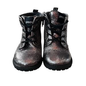 Sprox Metallic Boots Girls Size 6 M